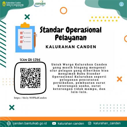 Standar Operasional Pelayanan Kalurahan Canden